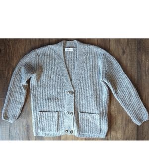 Carly Jean Los Angeles Gray Cardigan